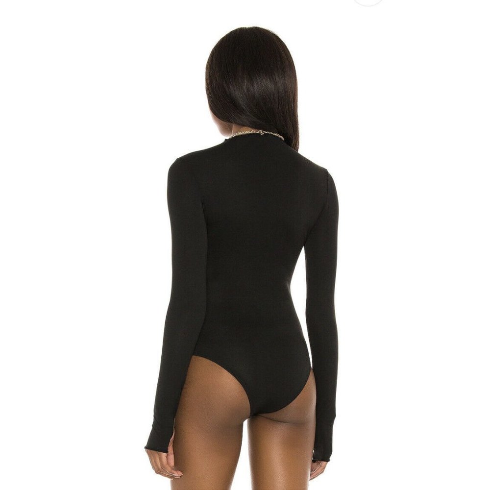 SNDYS Lounge Cyrus Bodysuit Black Long Sleeve S - Picture 4 of 6